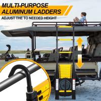 Escalera Telescópica de Aluminio Extensible, Antideslizante, Multiusos Carga de 150kg - details 34