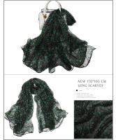 BYSIFA Pañuelo de Seda Emeralda Largo de Moda para Mujer Primavera/Verano - details 12