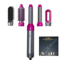 Secador de pelo 5 en 1, juego de peine caliente, rizador profesional, secador de pelo doméstico. - details 0