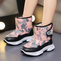 Botas de nieve antideslizantes para niños y niñas, zapatos cálidos informales versátiles de fondo suave, estilo coreano, a la moda, novedad de invierno, 2024 - details 6