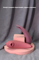 Juguete de Doble Estimulación para Mujeres Sucionador de Clítoris Impermeable y Vibrador - details 2
