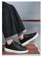 Extra grande 50 hombres otoño 2024 cuatro estaciones transpirable deportes ocio tablero jóvenes y estudiantes zapatos blancos - details 10
