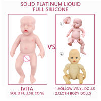 IVITA WG1575 Muñeca Recién Nacida de Silicona 100% Suave y Realista Juguete Educativo para Niños - details 3