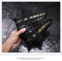 Zapatillas de deporte de punto antideslizantes para niños, zapatos deportivos ligeros para correr, moda para niños - details 11