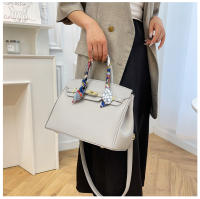 Kelly bolso de seda texturizada bufanda lichi patrón bolso de moda hombro de moda bolso de las mujeres - details 28