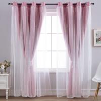 Cortinas de Dormitorio de Doble Capa Aislantes Térmicos Opaques con Ojales Protección UV,1 pieza - details 30