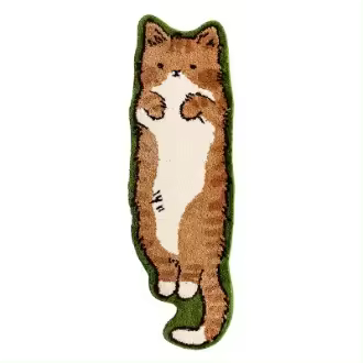 Lindo gato alienígena alfombra de felpa para dormitorio alfombra de sofá de sala alfombra para niños alfombra de cama antideslizante para habitación - 1