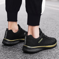 Zapatos ligeros para caminar para hombre, zapatillas deportivas informales a la moda, transpirables, color verde - details 10