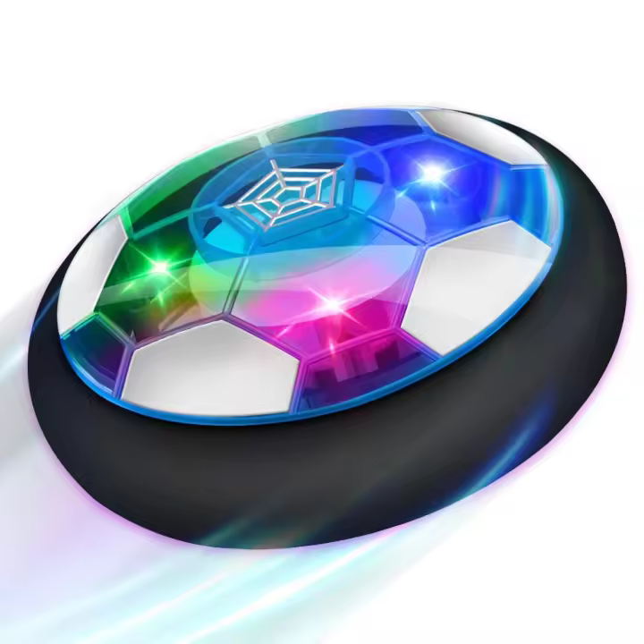Balón de Fútbol Flotante Recargable con Protectores de Espuma Suave y Luces LED - 1