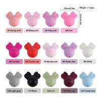 10 unids/lote Mini cuentas de silicona lazo corona hoja flor para fabricación de joyería DIY cadena de chupete accesorios de pulsera - details 10