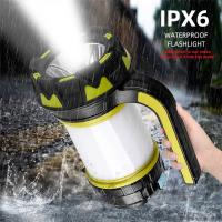 Lámpara LED para acampada, linterna recargable por USB, foco regulable, luz de trabajo, reflector impermeable, linterna de emergencia - details 1