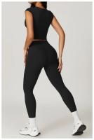 Camiseta deportiva de manga corta para mujer, Top ajustado de secado rápido, ropa informal para correr y Yoga - details 22
