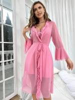 Lencería sexy para mujer, sexy, reunir pechos pequeños, tirantes de encaje, camisón de malla, traje sexual, ropa de estar - details 23