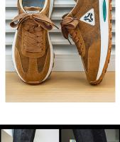 Nueva plataforma antideslizante y resistente al desgaste, zapatos deportivos versátiles de moda casual para hombres. - details 12