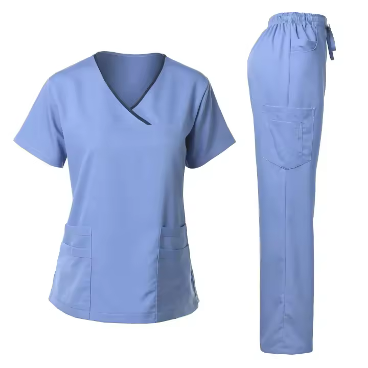 Uniforme quirúrgico de alta calidad para mujer, Tops y pantalones de Spa para salón de belleza clínico de Hospital, conjuntos de uniformes médicos para enfermería. - 1