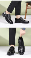 Zapatos de Cuero de Alta Gama para Hombres Zapatos Formales para Jóvenes Transpirables y de Moda - details 10