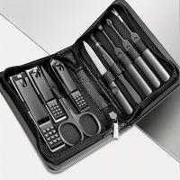 Professional Manicure and Pedicure Kit with Leather Travel Case - Perfect Gift for Men and Women - details 6