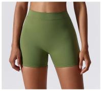Pantalones cortos sin costuras para mujer ideal para el gimnasio y deportes al aire libre material de nylon transpirable y elástico con capucha tipo yoga y stretch aptos para primavera y verano - details 9