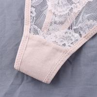 Ropa interior sin costuras, ropa interior Sexy para niñas, bragas huecas de cintura baja, Tanga de flores, bragas femeninas, Tanga de encaje - details 7