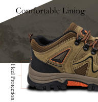 Zapatos de senderismo con cordones para hombre, botas deportivas para escalada, caza táctica, Trekking, montaña, zapatillas impermeables - details 5