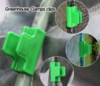 Abrazadera de película verde de plástico para jardín, poste de red para invernadero al aire libre - details 1