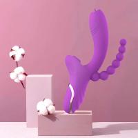 Leten 3 en 1 consolador con ventosa para clítoris vibrador para mujeres clítoris punto G lengua lamiendo estimulador de vacío juguetes sexuales productos para adultos para mujeres - details 6