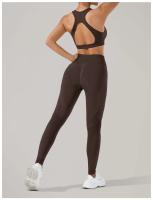 Mallas deportivas sin costuras para mujer, Leggings de cintura alta con realce, ropa de Yoga, gimnasio, correr, secado rápido - details 9