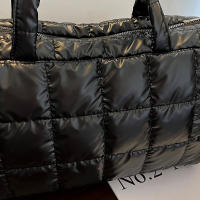 Bolso cruzado de algodón para mujer, bolsa de hombro de gran capacidad, a la moda, estilo Boston - details 21