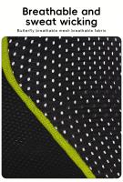 Shorts de Ciclismo Transpirables y de Secado Rápido para Hombres con Acolchado de Silicona, Tela Antidesgarro y Absorbente de Humedad para Deportes al Aire Libre, Senderismo y Entrenamiento - , Shorts de Ciclista - details 18