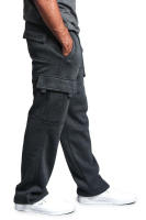 Pantalones deportivos sueltos para hombre, pantalones casuales con encaje, cintura elástica, bolsillo, color sólido - details 14