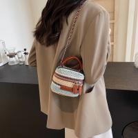 Bolso Cruzado de Tela Tirada a Rayas Chic Versátil para Uso Diario y Viajes - details 4