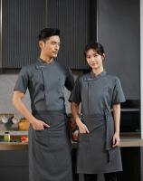 Ropa de trabajo de Chef de pastelería, chaqueta de cocinero, servicio de comida, ropa de cocina, Tops, camisa de cocina, monos de camarero de Hotel, uniforme de restaurante - details 10