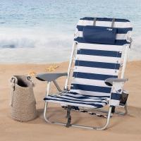 Pack de 2 sillas Plegables multiposición para Playa, jardín, terraza o Camping, Marinera, 4 Posiciones, 50x45x76 cm, Incluye Bolsillo, Topes antivuelco, Soporta 110 kg, Asas Transporte (85471) - details 1