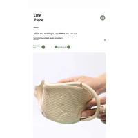 Zapatillas de fondo blandas plegables de viaje portátiles para hombres y mujeres Material EVA baño de hotel uso doméstico diseño de un personaje - details 4