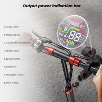 IScooter iX5S-patinete eléctrico plegable para adultos, patinete eléctrico de 45 KM/H, patinete eléctrico de 1000W, patinete de 48V y 15Ah - details 6