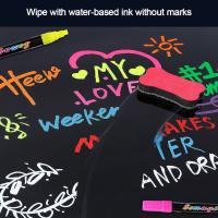Rotulador de tiza líquida, tablero de escritura LED, bolígrafo borrable, arte de ventana de vidrio, pizarra blanca, marcador fluorescente de Graffiti - details 5
