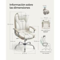 Silla de Escritorio Ajustable de Altura Silla de Juego con Brazo Reposable Silla de Ordenador - details 9