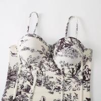Nuevo traje de baño de una pieza para mujer, falda larga con protección solar y correa adelgazante, conjunto de dos piezas, traje de baño de aguas termales - details 17