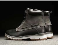 Producto de diseño Botas de estilo británico, cuero de PU de moda con zapatos de felpa, botas de nieve para hombre - details 20