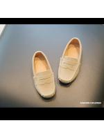 Zapatos planos de cuero para niño, mocasines informales versátiles, clásicos y sencillos, antideslizantes, para la escuela, primavera y otoño - details 18
