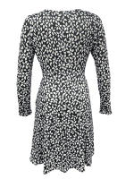 2025 nuevo vestido casual suelto con estampado floral y cuello en U de manga larga con bolsillo para mujer - details 8