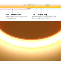 GAHADA Luz de Tira LED Adhesiva Impermeable IP65, Flexible, 288LEDs/m, Enchufe de Energía Europea - details 5