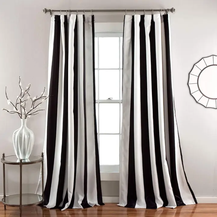 Par de Paneles de Cortinas de Ventana para oscurecer la habitación, 108 x 52 Pulgadas, 108 Pulgadas de Largo - 1