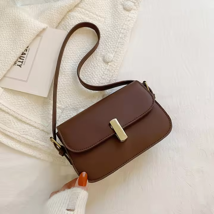 Bolso Popular de celebridades de Internet para mujer, nueva moda, bandolera Retro, informal, Popular, nuevo Bolso de hombro Simple, 2021 - 1