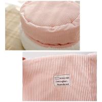 Cesta de cama para gatos de estilo japonés, casa cueva gruesa con dibujos de gatitos, cómoda y cálida perrera de felpa para cachorros y gatos - details 10