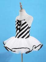 Vestido de baile de tutú de ballet a rayas de caña de caramelo para niños y niñas, disfraz de baile de patinaje artístico de Navidad para carnaval, fiesta temática de cosplay - details 26