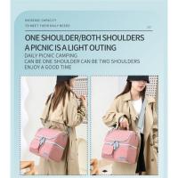 Nueva bolsa de almuerzo bolsa de viaje portátil oblicua span multifunción de gran capacidad aislamiento térmico bolsa de almuerzo impermeable bolsa de picnic - details 2