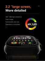 Reloj inteligente S9 Ultra 2, pantalla 9, 2,2 HD, IP68, resistente al agua, navegación inteligente, respuesta de gestos, llamada azul - details 5