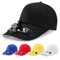 Gorra de béisbol con energía solar de verano, visera con ventilador de refrigeración para uso en exteriores - details 0