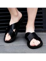 Zapatillas de hombre de nuevo estilo, moda exterior, zapatos de playa de gran tamaño, sandalias casuales de moda para hombre. - details 3